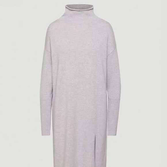 Aritzia- Wilfred mock-neck sweater dress with slit (Cyprie dress) - Picture 5 of 7